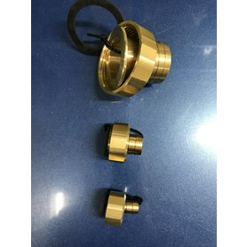 Koncovka s prevlečenou maticou32x6/4" BSP, mosadz